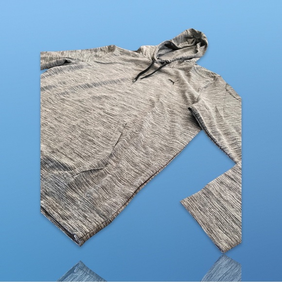 Puma Men’s Hoodie gray , size L. - Picture 2 of 6